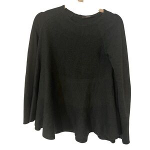 Chic Dark Green 100% Wool Odeeh Crew Neck Sweater